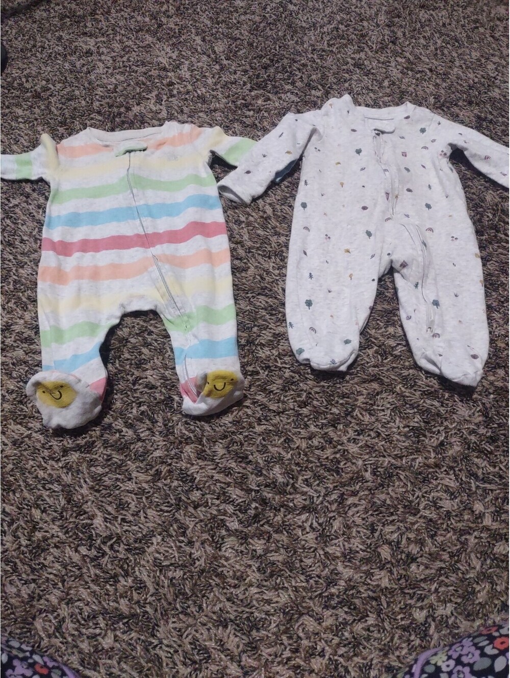 Baby Footed One piece Long Sleeve Size 0-3